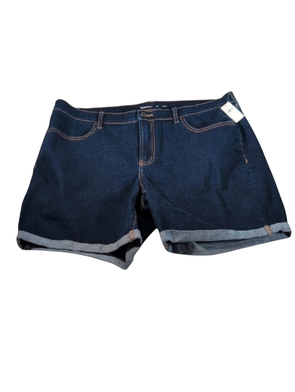 Old Navy Mid-Rise Dark Wash Denim Jean Shorts Size 16